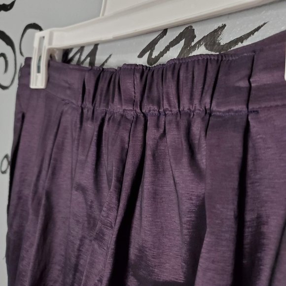 Vintage Carol Anderson Collection Metallic Purple Slacks, 16 - Picture 4 of 6